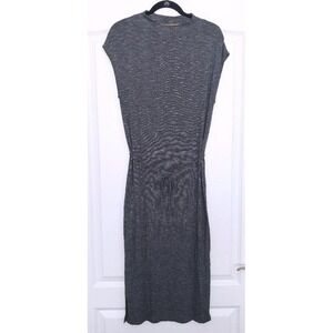 Anthropologie Dolan Gray Tie Waist T-shirt Knit Midi Dress Sz S Minimalist